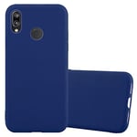 cadorabo Coque pour Huawei P20 Lite en Candy Bleu FONCÉ - Housse Protection Souple en Silicone TPU avec Anti-Choc et Anti-Rayures - Ultra Slim Fin Gel Case Cover Bumper