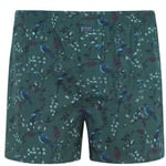 Jockey Woven Poplin Boxer Shorts Grønn bomull Medium Herre