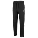 Nike Mens' Club Jersey Jogging Trousers ,Black/White ,X-Large