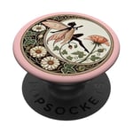 Belle illustration de fée fleurie PopSockets PopGrip Interchangeable