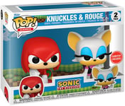 Figurine Funko Pop - Sonic Le Hérisson - Knuckles & Rouge - Pack (77477)