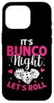 iPhone 16 Pro It's Bunco Night Lets Roll Funny Bunco Game Night Women Case