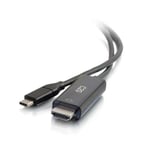 C2G 10ft USB C to HDMI Cable - USB C to HDMI Adapter Cable - 4K 60Hz - M/M - video/lydkabel - HDMI / USB - 3.05 m