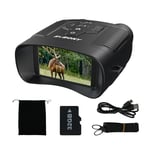 Svbony SA206 Jumelle Vision Nocturne, Zoom Numérique 8X, 3" HD Infrarouge élevé Vidéo 4K et Image 36MP, 5000mAh Rechargeable Lunette Vision Nocturne, Jumelle Nocturne pour Chasse avec Carte TF 32 Go