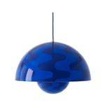 &amp;Tradition - Flowerpot VP2 Pendel Ø50 Cobalt Blue/Twilight Blue