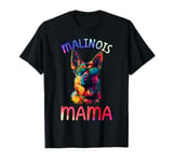 Belgium Malinois Mom Mama Pop Art Belgium Malinois Lovers T-Shirt