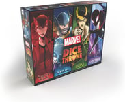 USAopoly Marvel Dice Throne - 4-Hero Box Scarlet Witch, Thor, Loki, Spider-Man