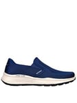 Skechers Wide Fit Equalizer 5.0 Slip-On Trainers - Navy, Navy, Size 11, Men