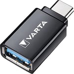 VARTA Chargeur Adaptateur USB A vers USB C pour charger et synchroniser, pour laptop, tablette, smartphone, lecteur MP3, système de navigation, E-Reader, casque Bluetooth