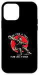 iPhone 12 mini Tai Chi Calligraphy / 'Stand Like A Tree Flow Like A River' Case