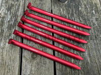 6 x ROBENS ULTRALITE U-STAKE TENT PEGS - Shelter Awning Tarp Lightweight Ali Peg