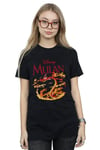 Mulan Mushu Dragon Fire Cotton Boyfriend T-Shirt