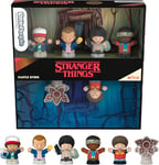 Little People Collector Stranger Things Castle Byers Special Edition Set, 6 Figures in a Gift Display Box for Adults & Fans, HTP36