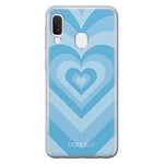 BABACO ERT Group Coque de téléphone Portable pour Samsung A20e Original et sous Licence Officielle Motif Hearts 007 Parfaitement adapté à la Forme du téléphone Portable, Coque en TPU