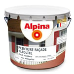 Peinture façade pliolite Blanc mat 10L ALPINA haute résistance aux intempéries idéal murs abimés