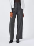 Marella Decoro Wool Blend Trousers, Dark Grey