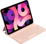 Clavier iPad Air 11"" 2024 (M2),Clavier ipad Pro 11,Compatible avec iPad Air 5/4&iPad Pro 11"" (4ème/3ème/2ème/1ère génération),Clavier AZERTY,Angle réglable,Chargement magnétique,Ultra Fin Rose