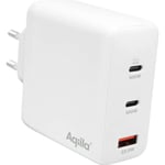 Aqiila W4 USB-laddare 120 W inomhus, för vägguttag Utström (max.) 3 A USB-A, USB-C® Nr. av utgångar: