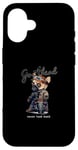 Coque pour iPhone 16 Dog Biker - Urban Graffiti Esthétique