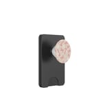 Coquette de Noël en forme de canne à sucre d'orge beige neutre PopSockets PopWallet pour MagSafe