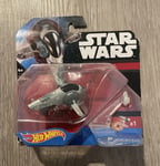 Hot Wheels Star Wars Boba Fett Slave 1 One Starship Vehicle Toy DRX06