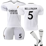 Real Madrid Hemmafotbollströja 2024-2025 Nr 5 Bellingham adult XL