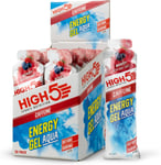 HIGH5 Caffeine Energy Gels Aqua - Quick Release Sports Gels to Power Muscles for