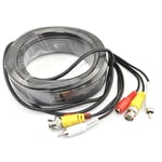 10M BNC DC Power Cable CCTV Security Camera DVR Video Record Extension Data Lead