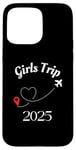 Coque pour iPhone 15 Pro Max Girls Trip 2025 Vacances de voyage pour femmes