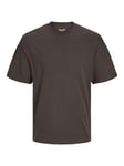 JACK&JONES PLUS Jjebradley T-Shirt SS Noos Pls, Mulch, XXXXL Homme