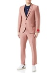 HUGO Men's Henry/Getlin232X Suit, Dark Red609, 46