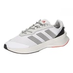 adidas Homme Heawyn Shoes-Low, FTWR White/Grey Two/Solar Red, 37 1/3 EU
