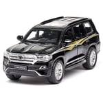 1:32 Leksaksbil TOYOTA LAND CRUISER Metallbil (svart)