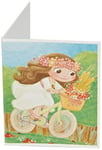 Mopec X0912.2 Lot de 100 cartes cartonnées pour communion fille en vélo Multicolore 6,5 x 4 cm