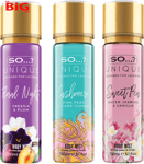 So …?  Unique  Womens  Body  Mist  Bundle  Floral  Night ,  Cashmere ,  Sweet  P