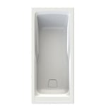 Baignoire rectangulaire - ALLIBERT BATH & DESIGN - SYLENE - Toplax® - Vidage centré - Renfort en ABS