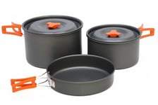 Vango Hard Anodised 4 Person Cook Kit Grey