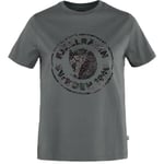 Fjällräven Womens Kånken Art Logo Tee (Grå (BASALT/050) X-large)