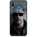 Huawei P20 Lite Svart Mobilskal Med Glas Arnold Schwarzenegger