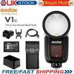 Godox V1F V1-F 2.4G TTL 1/8000s HSS Round Head Battery Speedlite Flash for Fuji