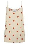 Adelia Singlet - Birch Polka Dot Aop