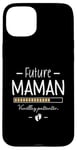 Coque pour iPhone 15 Plus Future Maman - Humour Grossesse pour Femme Enceinte