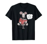 Rat Reading Scary Book For Book Lover Dare To Turn The Page T-Shirt