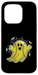 Coque pour iPhone 15 Pro Pichet attrape-balle molle fantôme d'Halloween