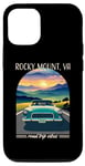 iPhone 12/12 Pro Rocky Mount Virginia Retro Highway Nostalgic Car Design Case