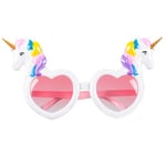 Boland 50030 - Lunettes de fête licorne - Lunettes amusantes - Boîte photo - Accessoire de fête à thème - Carnaval