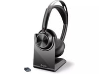 Plantronics Voyager Focus 2 USB-C Wireless Stereo Headset and Charging Stand