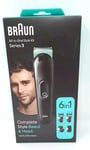 Braun All-In-One Trimmer Style Kit Series 3, MGK3411, 6-in1 Kit For Beard & Hair