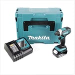 Dtd 152 RM1J 18V Li-Ion Visseuse à chocs sans fil avec boîtier Makpac + 1x Batterie bl 1840 4,0 Ah Li-Ion + Chargeur rapide dc 18 rc - Makita