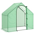 Portable Walk-in PVC Greenhouse with Zipped Door for Flowers Plant